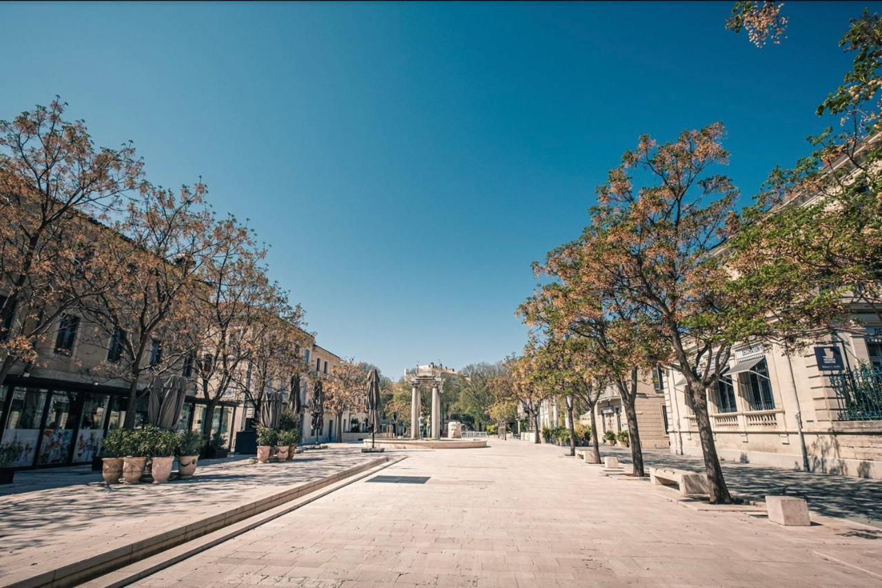 Roche Blanche - Terrasse Et Parking Apartment Nimes Ngoại thất bức ảnh